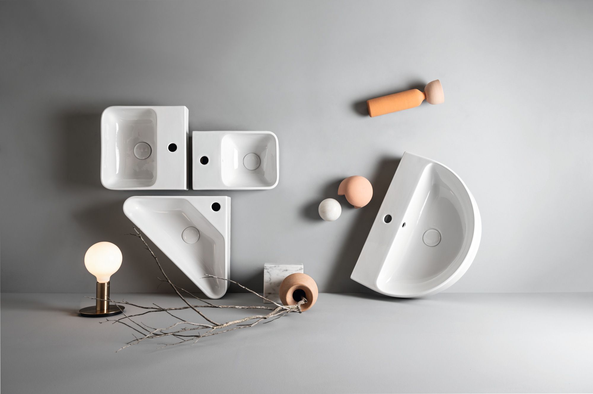 Керамическая круглая столешница с переливом Axa Prisma Sink обычная чаша ARCH-00019296 - Вид №4