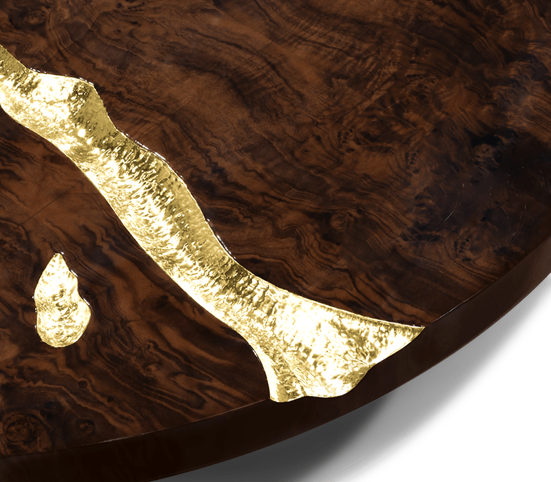 0-030 Центральный стол из орехового дерева Empire Boca Do Lobo  - Вид №9