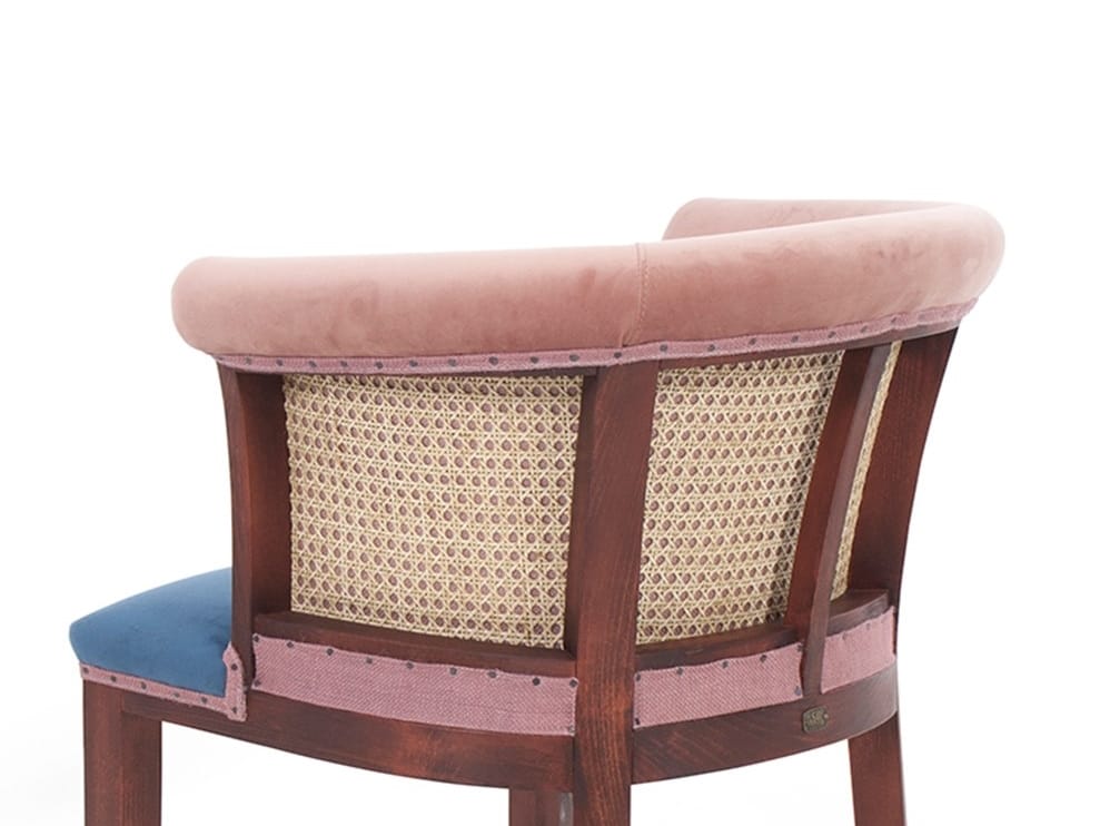 Высокий стул из коровьей кожи с подставкой для ног со спинкой CREARTE COLLECTIONS Casino Essence ARCH-00009134 - Вид №2