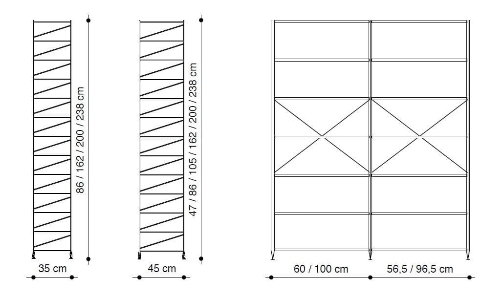 Металлический шкаф для телевизора Caimi Brevetti Сократ ARCH-00052194 - Вид №2