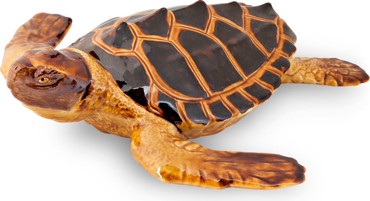 10590553 Bordallo Pinheiro Фигурка Bordallo Pinheiro Черепаха 27см, керамика Керамика 
