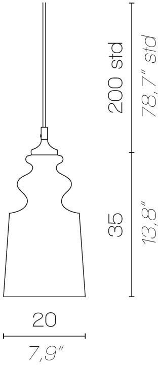 Contardi Подвесной светильник из дутого стекла Cornelia sun-id-1448563 - Вид №8