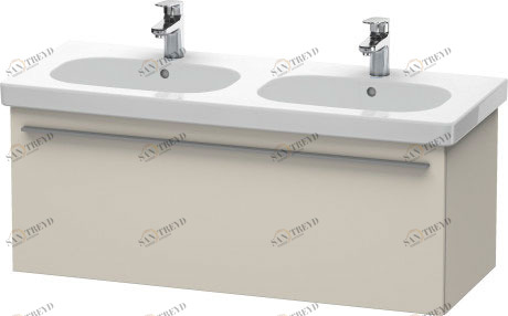 XL605009191 X-Large Тумбочка подвесная Серо-коричневый декор Duravit
