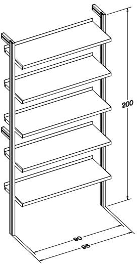 STUDIO T Книжный шкаф для офиса sun-id-1470990 - Вид №8