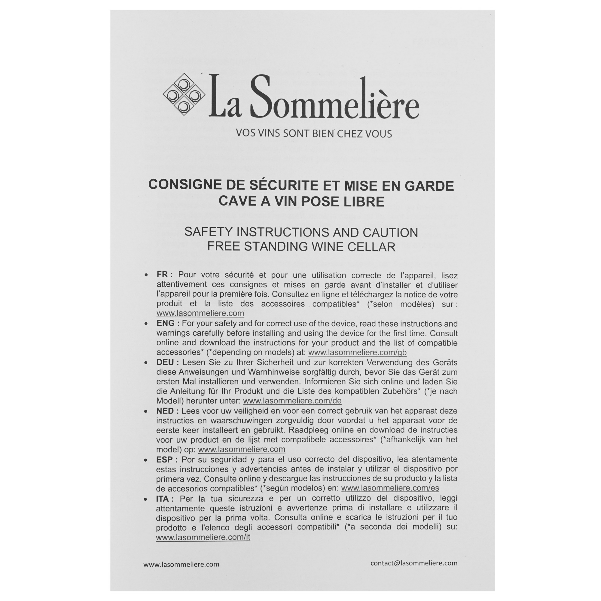 9013497 Винный шкаф LaSommeliere LS51.2ZBLACK черный STDN-0104698 - Вид №6