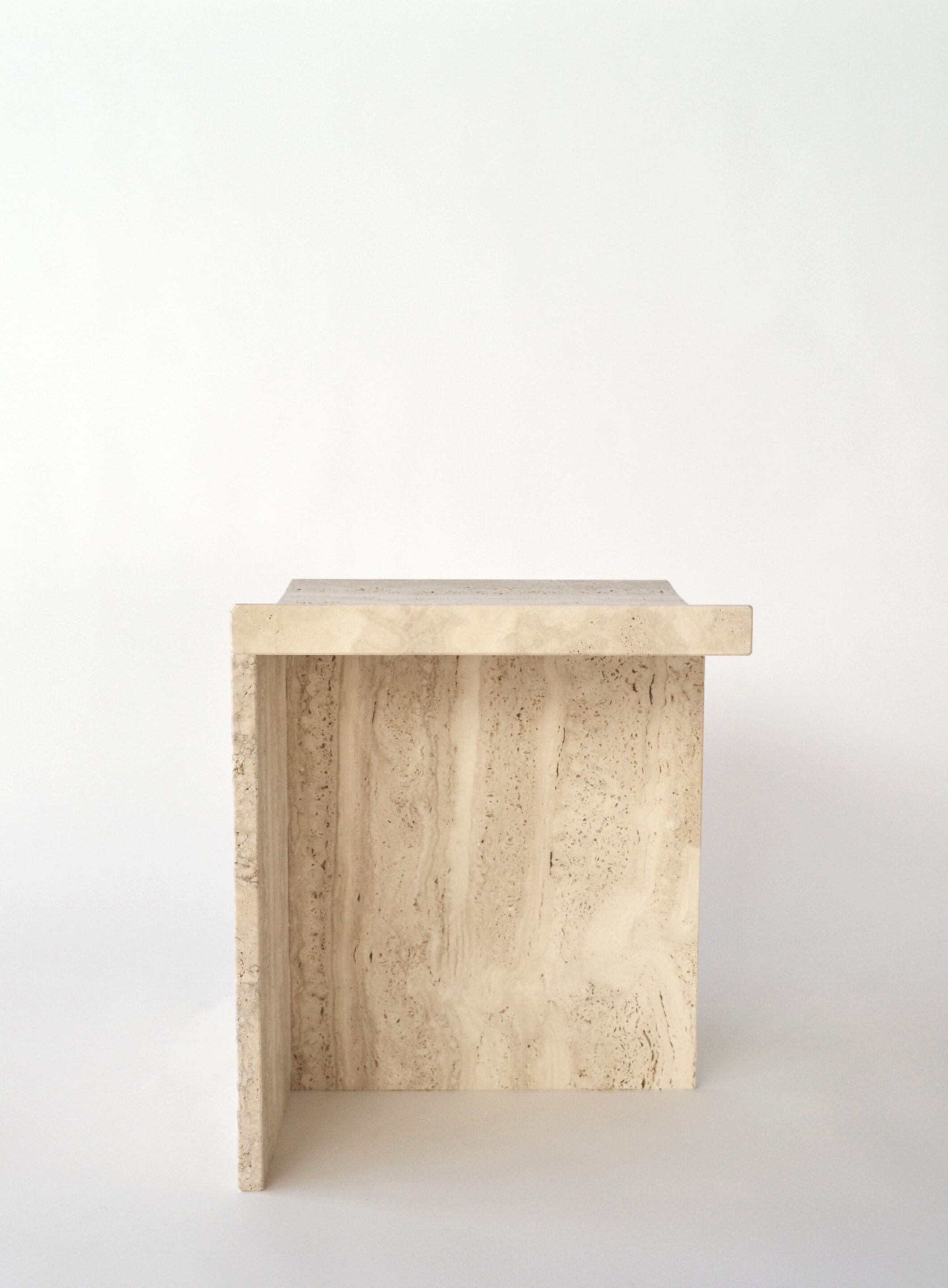 Табурет из Римского травертина Pistore Marmi Pistore Marmi X McGannon Saad ARCH-00053647 - Вид №2