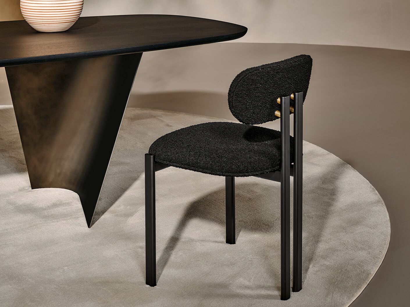 Металлический мягкий стул Naturedesign Home ARCH-00060837 - Вид №3