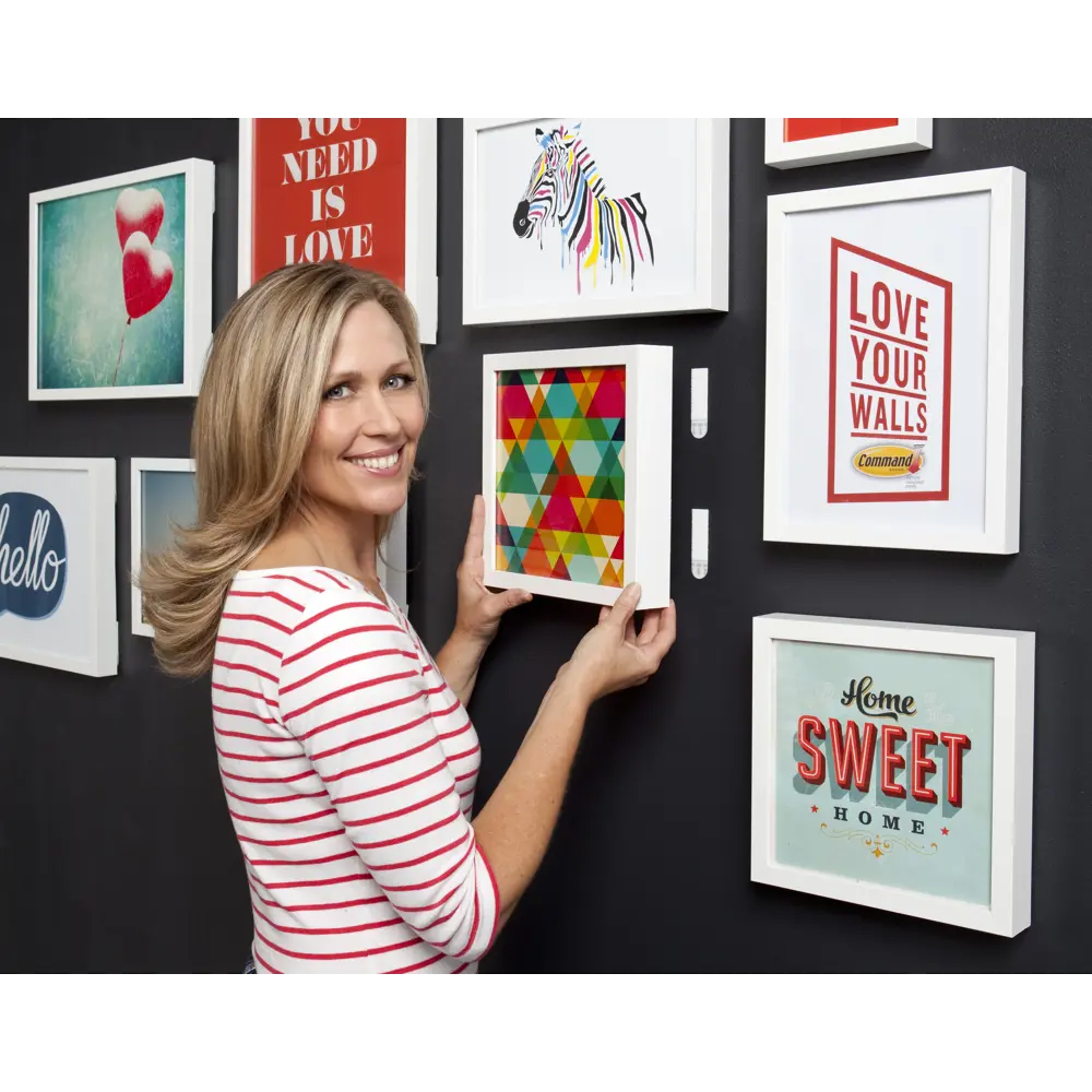 Застежки для рамок Command средние, пластик, цвет белый, 3 пары STLM-2031425 - Вид №6