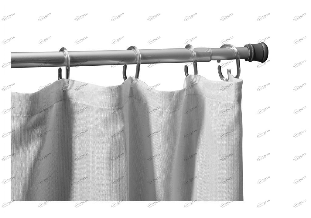 Карниз для ванны Aquanet SR0020D, раздвижной 110-200, матовый хром 