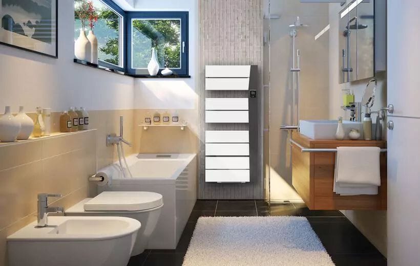 Настенный вертикальный полотенцесушитель intuis BALICA ARCH-00050874 - Вид №1