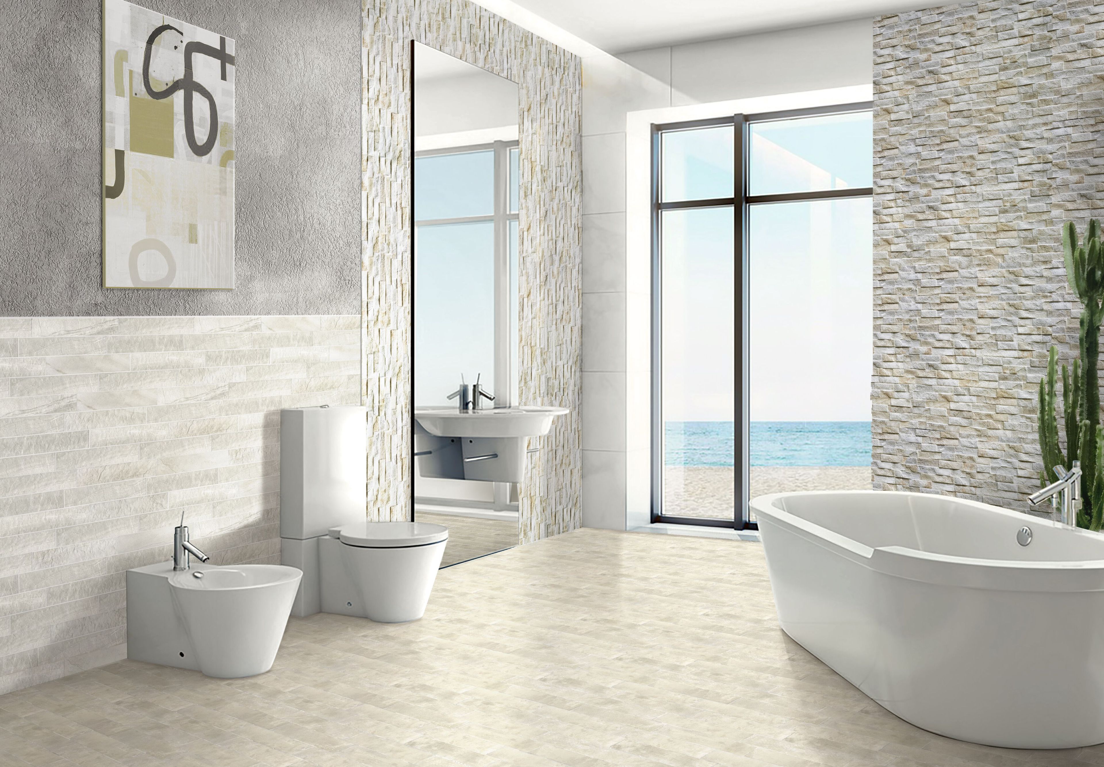 Керамогранит с эффектом камня KERADOM ROCK ARCH-00131833 - Вид №1