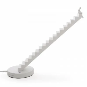 Настольная лампа белая с диммером 37х42 см Verso antracite 01490 WHI SELETTI НЕОБЫЧНЫЕ 00-3882464 Бежевый;белый