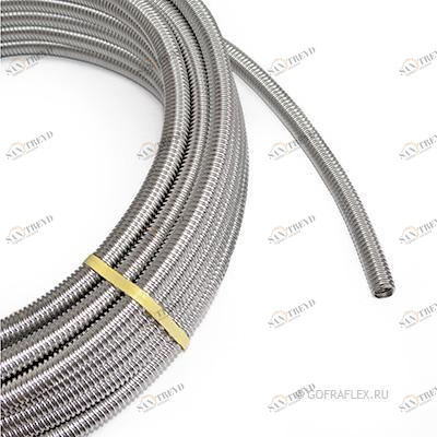 Гофрированная труба из нержавеющей стали 1/2 дюйма(Россия), 50м Flexible hose Россия 13ВР
