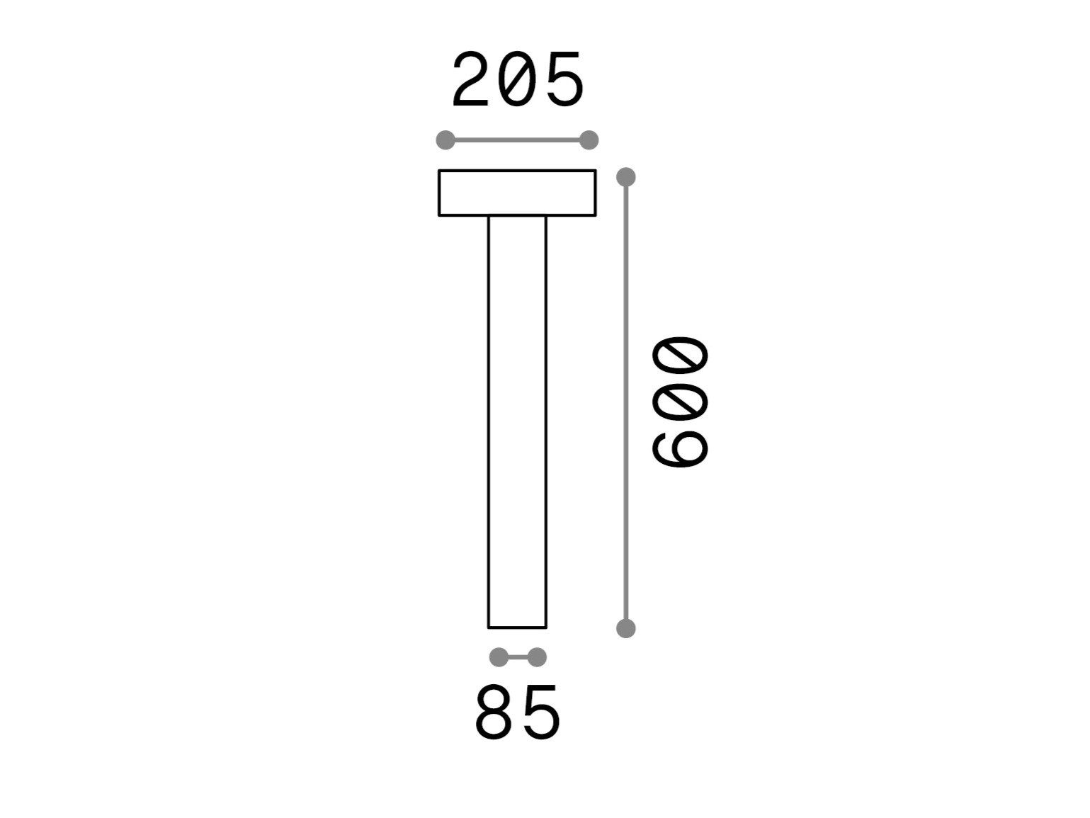 Алюминиевый световой столб Ideal Lux ARCH-00095788 - Вид №17