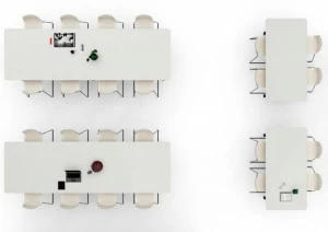 Bralco Прямоугольный стол для совещаний из меламина Take off