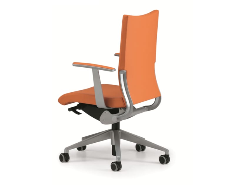 Кожаное офисное кресло с колесами и подлокотниками с 5 спицами TALIN Avia ARCH-00072866