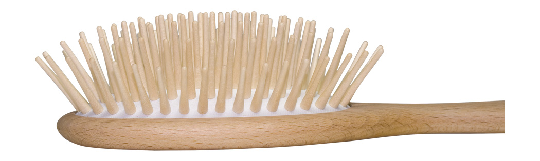 700040 Деревянная расческа для длинных волос Buerstenwelt  - Вид №1