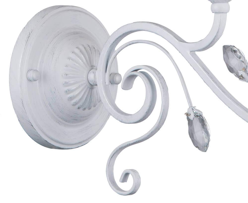 Бра с абажуром белое "Жасмин" 1002/1W-WS LUMIEN HALL ЖАСМИН 00-3930283 Белый  - Вид №1