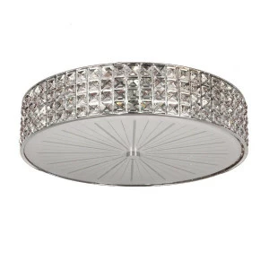 Потолочный светильник хрустальный хром "Портал" CL324181 CITILUX ДИЗАЙНЕРСКИЕ 00-3890346 Прозрачный;хром