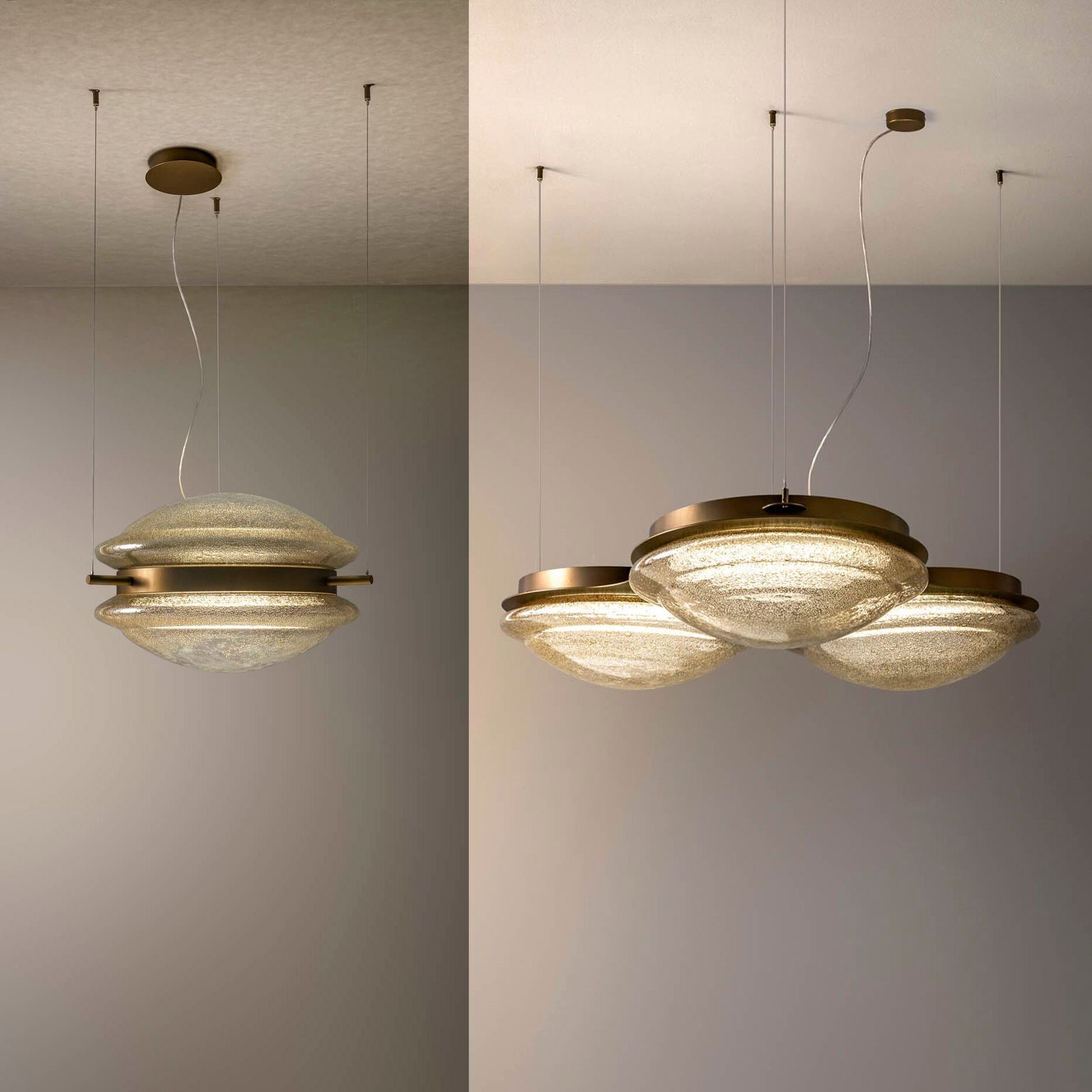 Подвесной светильник ручной работы из дутого стекла Olev BARYON ARCH-00087932 - Вид №2