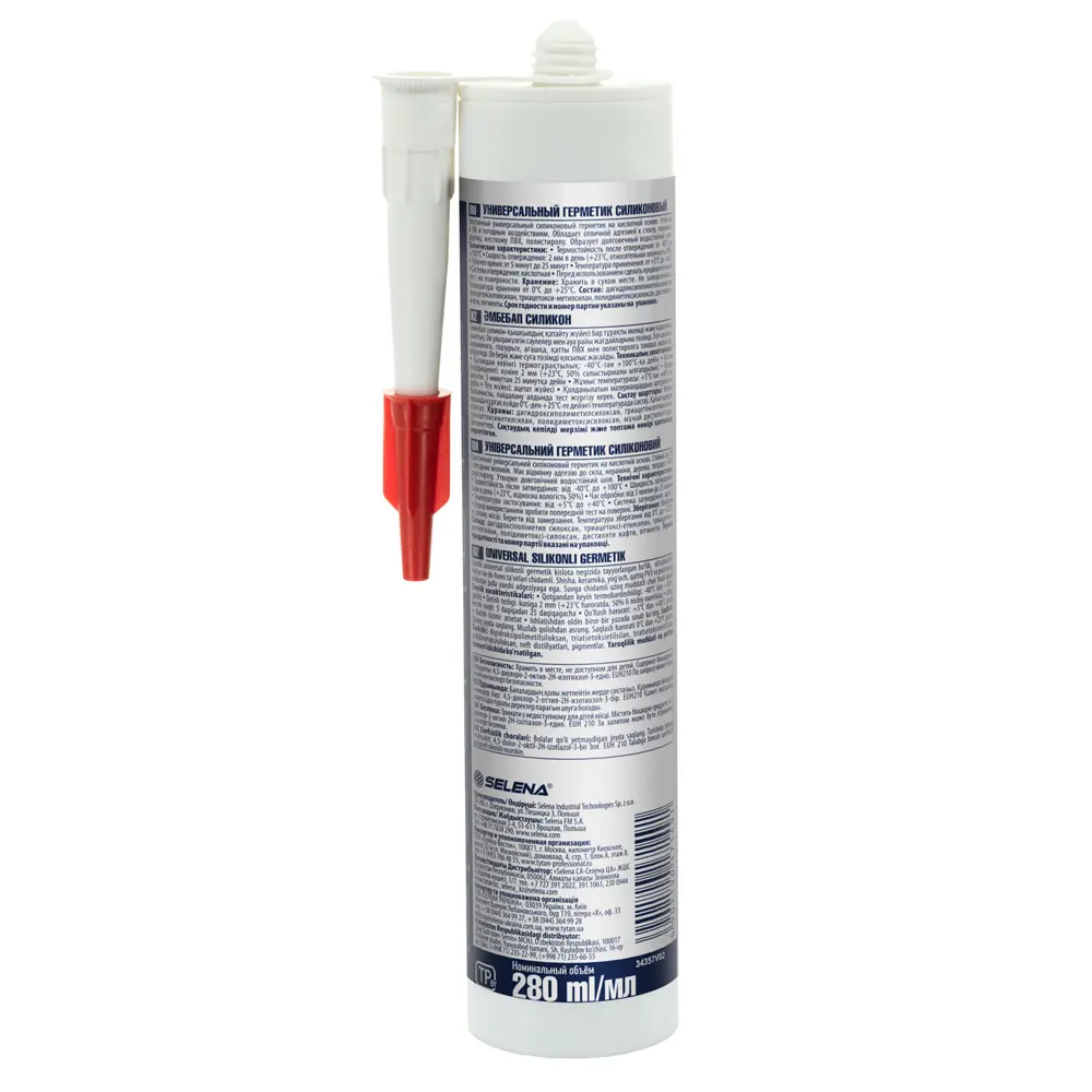 Герметик силиконовый Tytan универсальный уксусный белый 280 мл STLM-2197299 - Вид №1