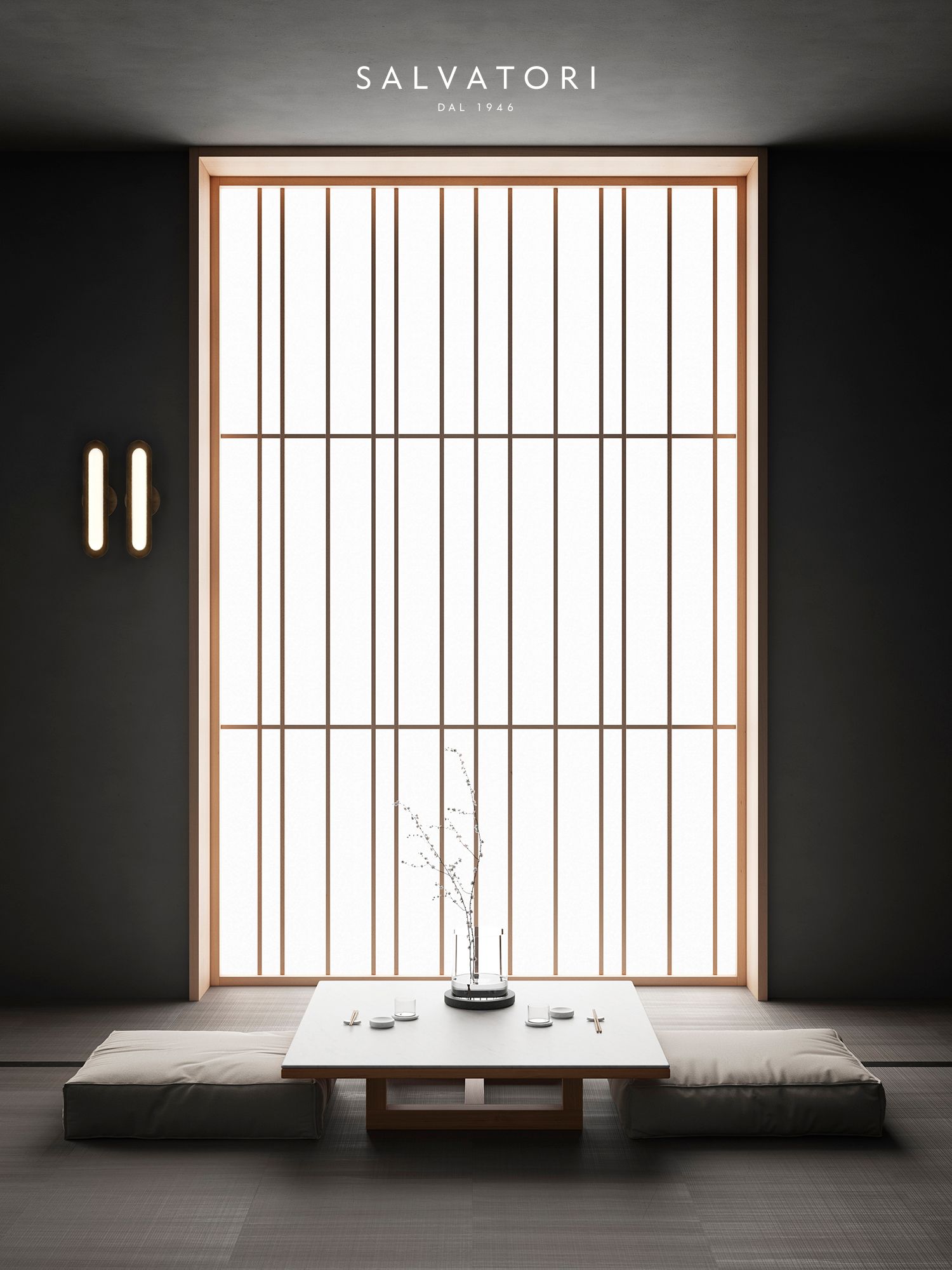 Квадратный деревянный и мраморный журнальный столик Salvatori Span ARCH-00053365 - Вид №4