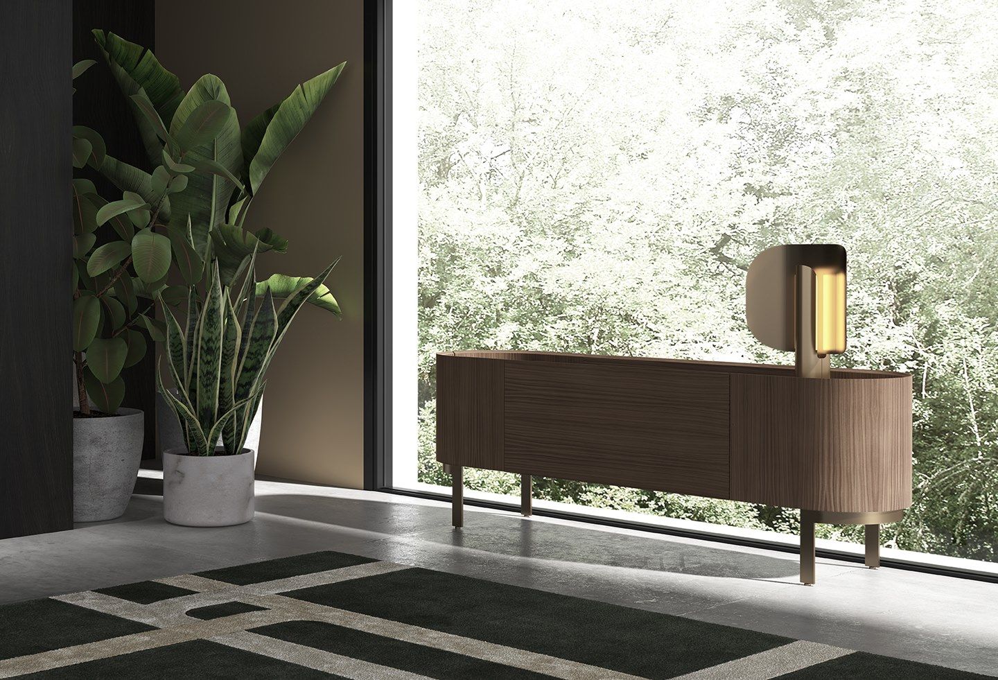 Алюминиевая светодиодная настольная лампа Punt Стокгольм ARCH-00090102 - Вид №11