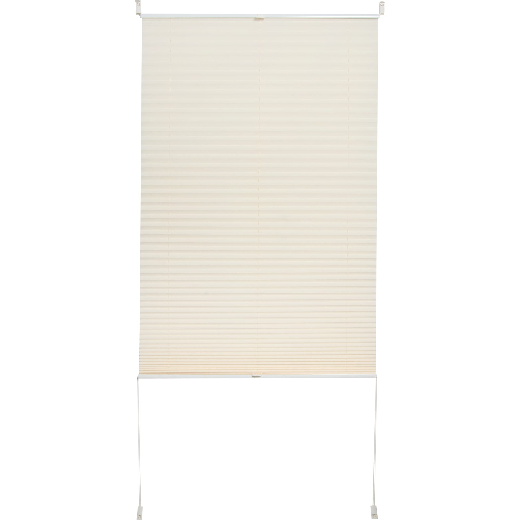 82057283 Штора плиссе «Плайн», 80х160 см, текстиль, цвет экрю Santreyd  - Вид №1