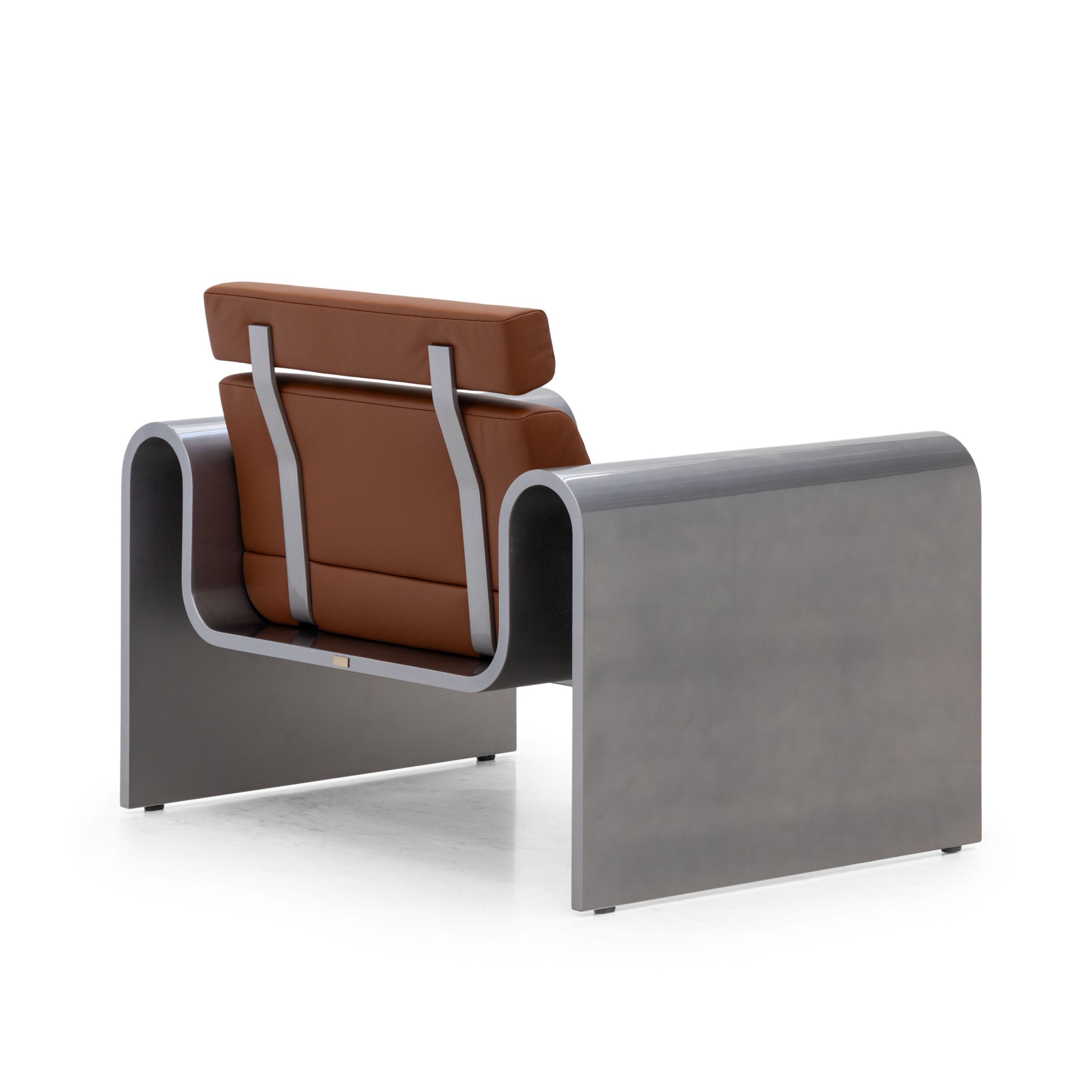 Кожаное и деревянное кресло с подлокотниками Formitalia Superman Capsule ARCH-00100524 - Вид №2