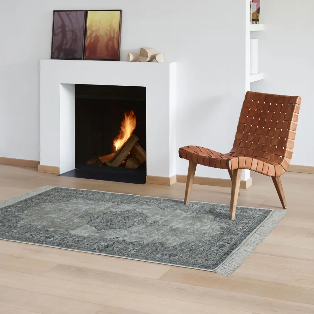 Ковер Ragolle Amalfi 80x150 см вискоза 927909/6646 цвет серый 89436954 STLM-2082125 