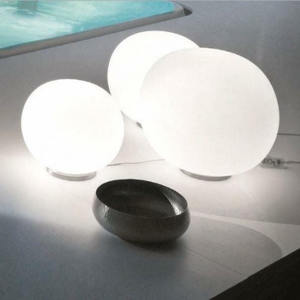 Настольная лампа из дутого стекла In Stock эффектная стеклянная посуда ARCH-00085656 - Вид №3