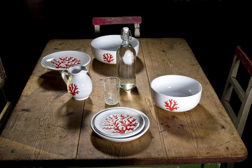 Cerasarda Поднос керамический круглый Corallo Az25co - Вид №3