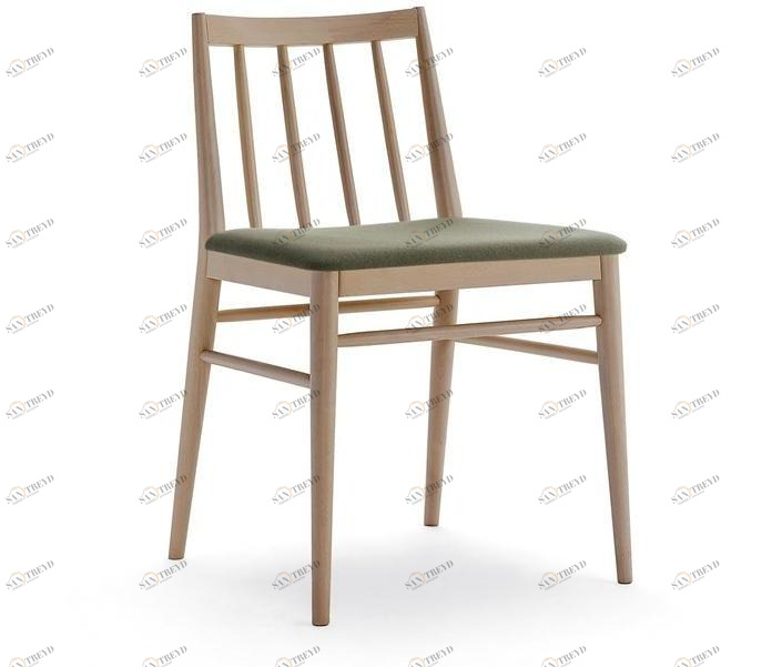 Billiani Стул из бука с мягким сиденьем Tracy 568