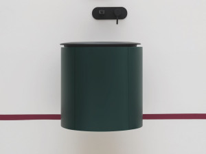 Подвесной шкаф для умывальника из МДФ с дверцами