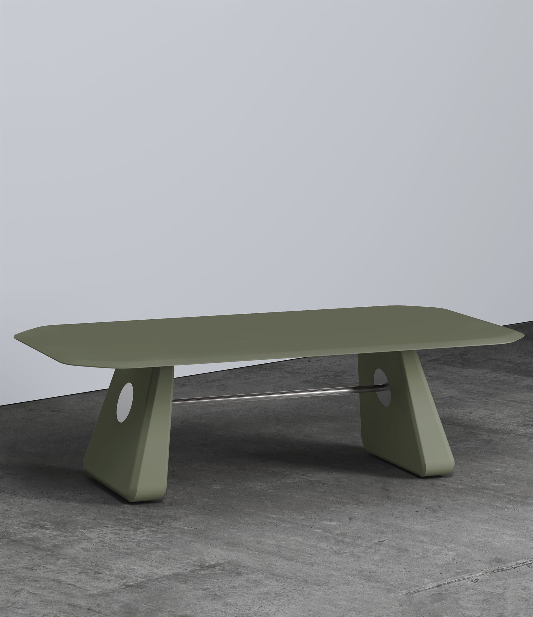 Прямоугольный металлический стол Secolo Inge ARCH-00039770 - Вид №3