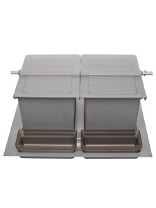 Система сортировки мусора Omega Top 600/24/3 Metallic Grey NAVAKO