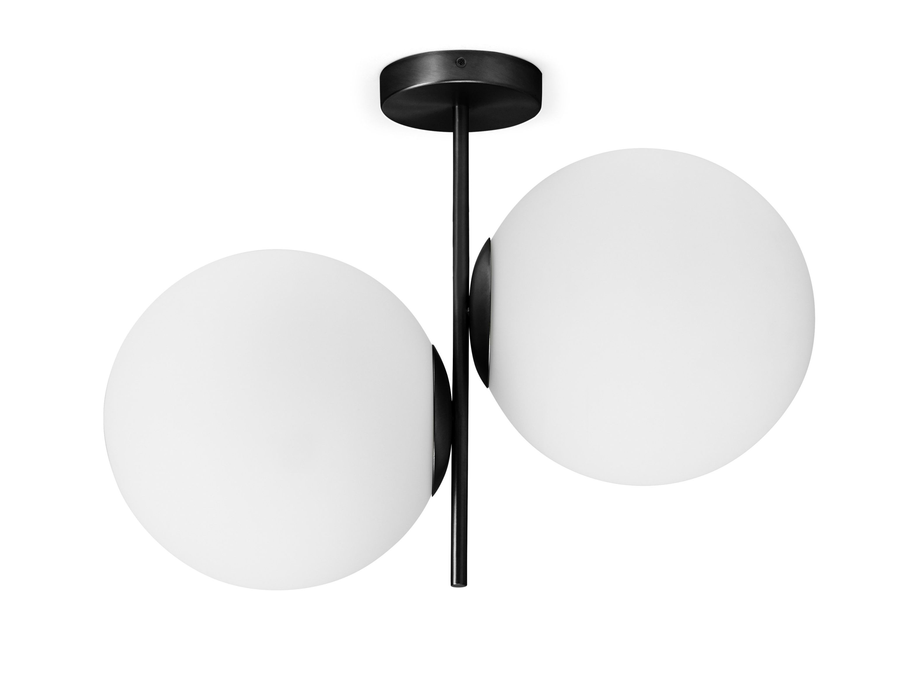 Потолочный светильник из опалового стекла и металла Miloox Jugen ARCH-00152256 - Вид №1