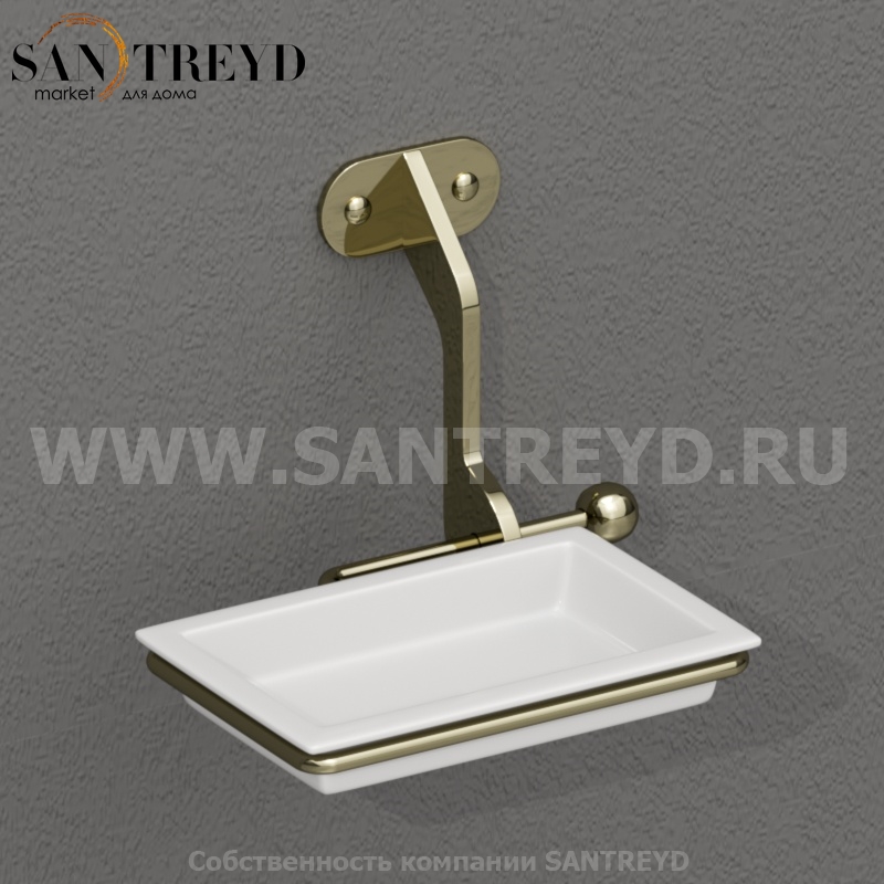 740991 Мыльница, цвет Золотистый Kerasan ACCESSORIES Италия 