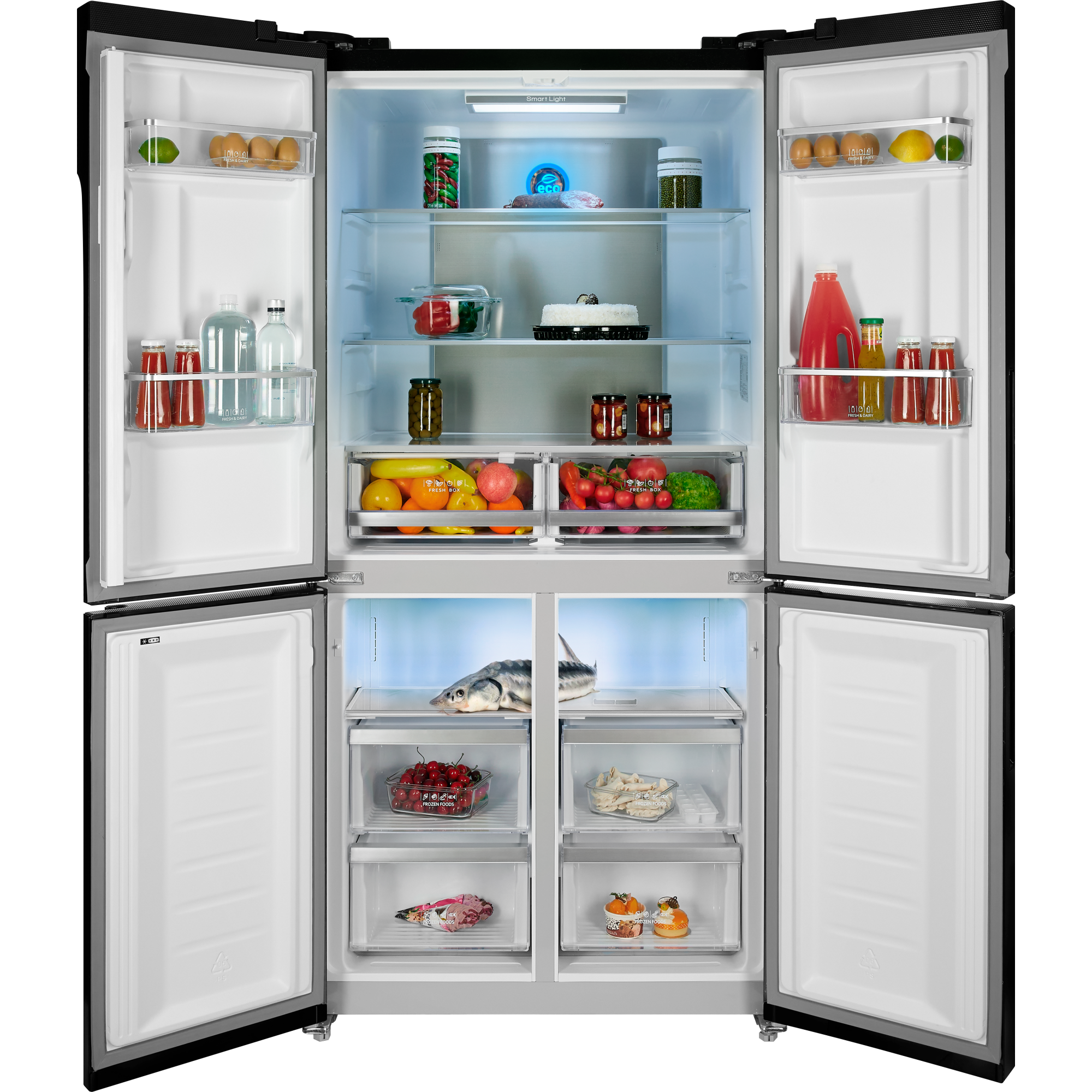 9021357 Холодильник многодверный   HIBERG RFQ-500DX NFDs inverter серый NORDFROST STDN-0084433 - Вид №4