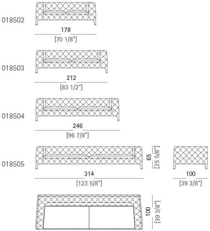 Arketipo Кожаный диван с тафтингом Windsor sun-id-1493208 - Вид №6