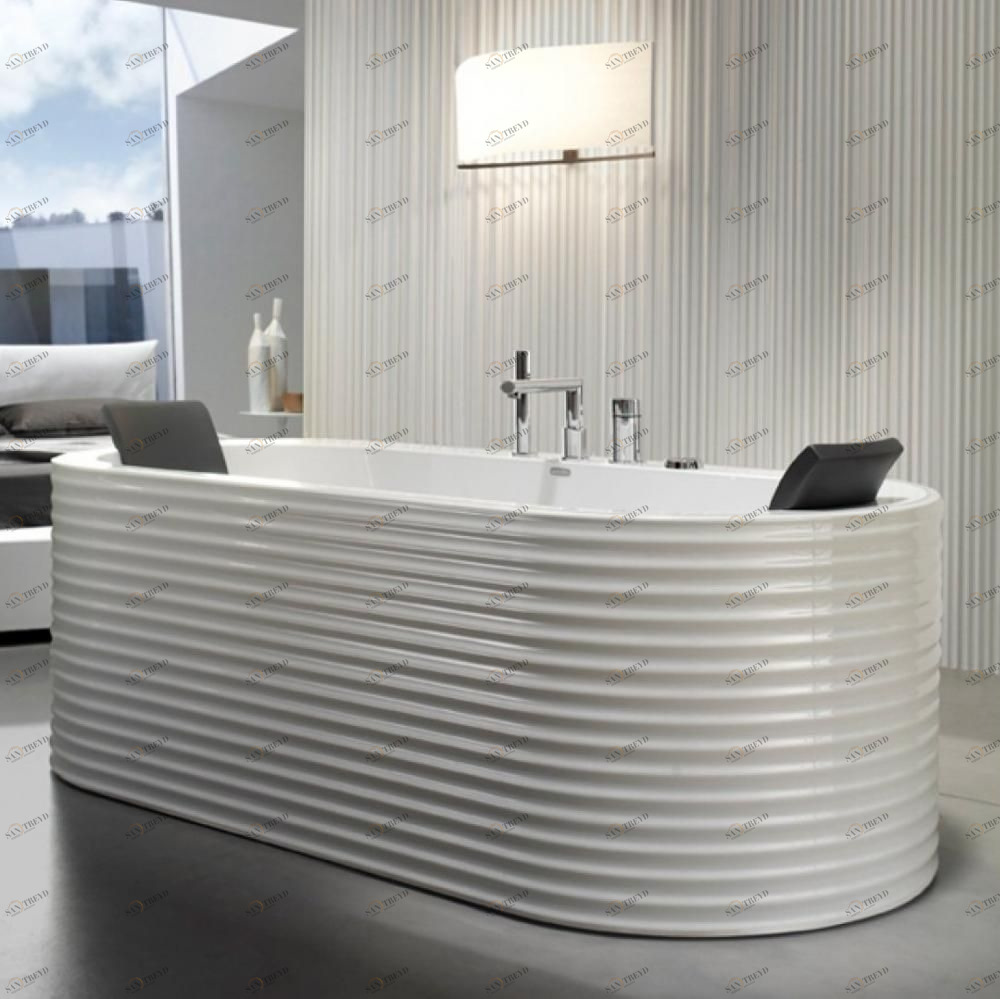 Ванна свободно стоящая с аэромассажем Yuma Line 190 см Karolitalia BLUBLEUYUMALINEBLUAIR190