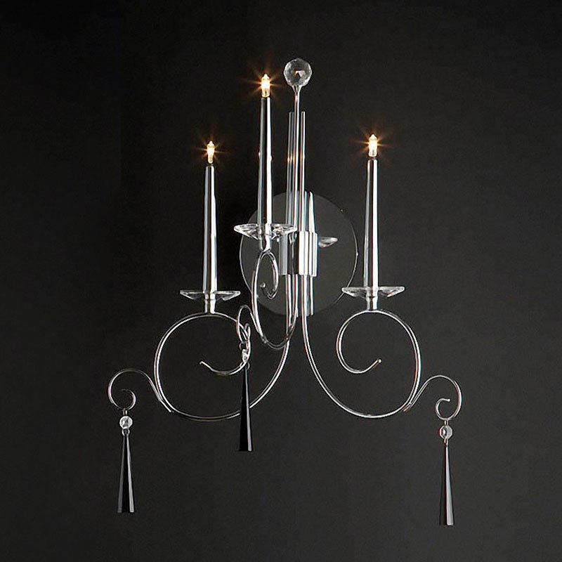 Бра Silvana от Schuller 69-0934 SCHULLER СВЕЧА 245837 Хром  - Вид №1