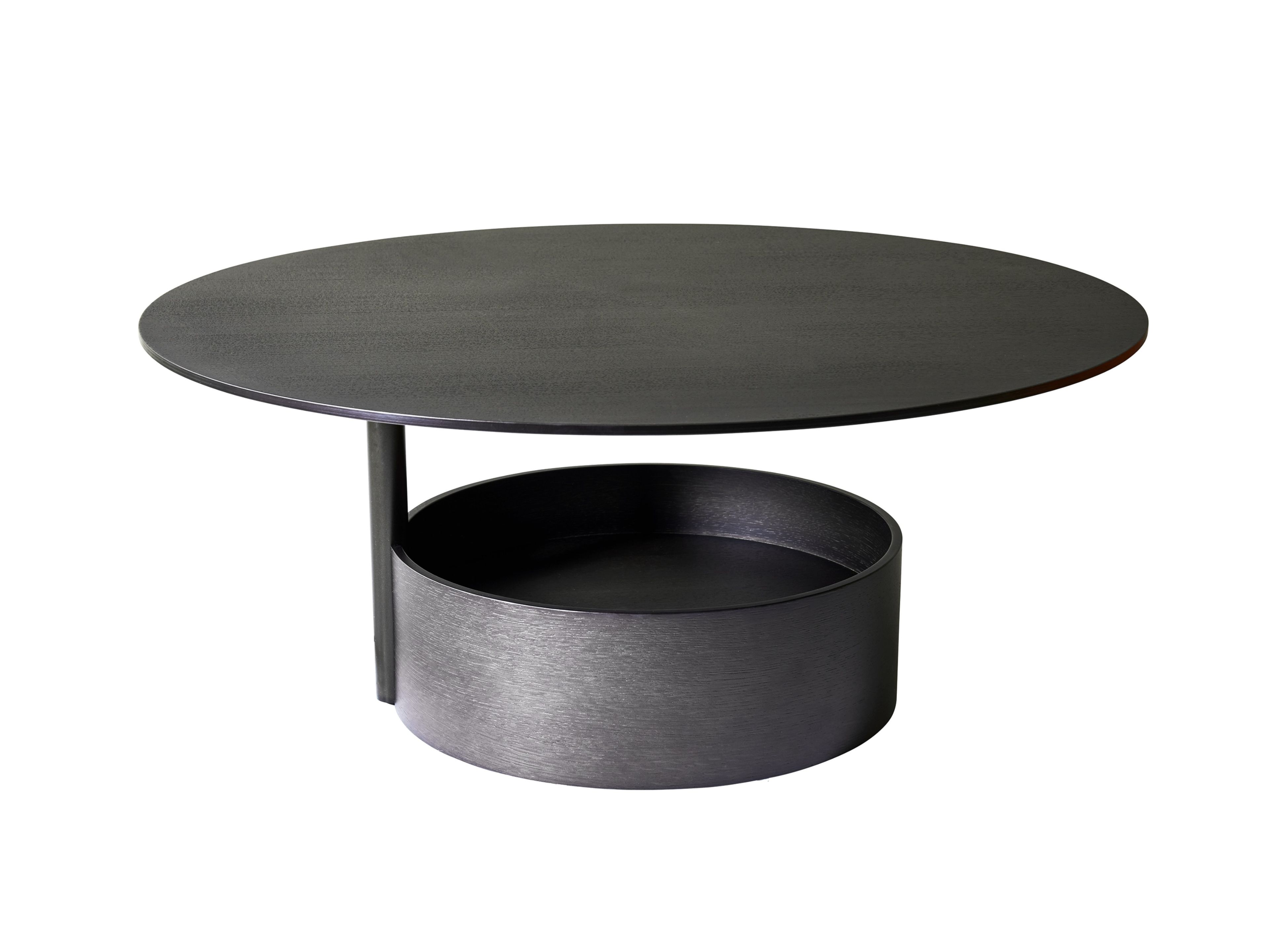 Низкий круглый журнальный столик с отсеком для хранения Maze PARASOL L ARCH-00010915