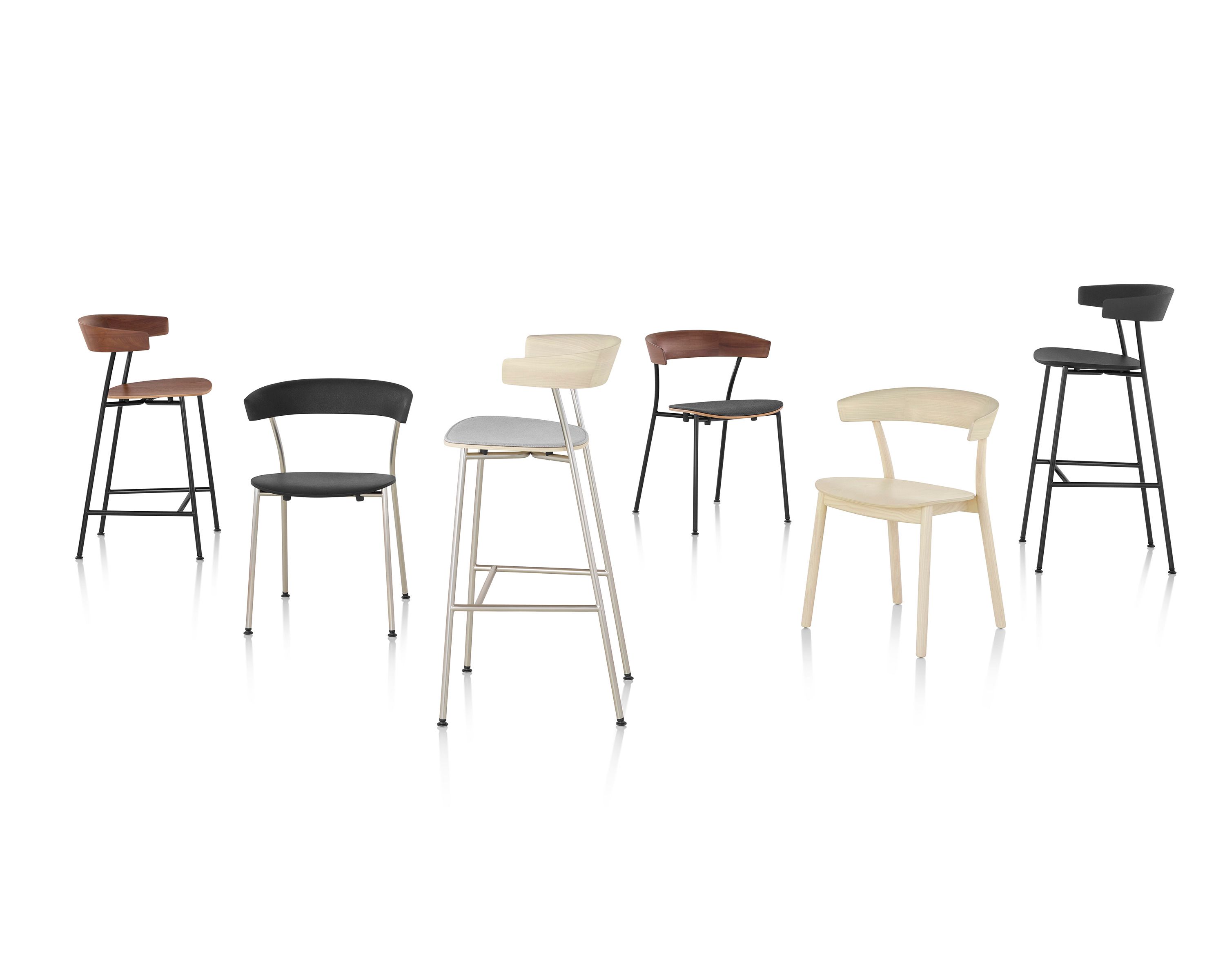 Деревянный стул с деревянной или металлической основой Herman Miller Leeway ARCH-00056285 - Вид №8