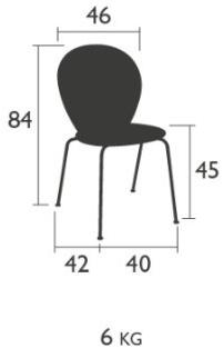 Fermob Штабелируемый садовый стул из стали Lorette 5711 - Вид №4