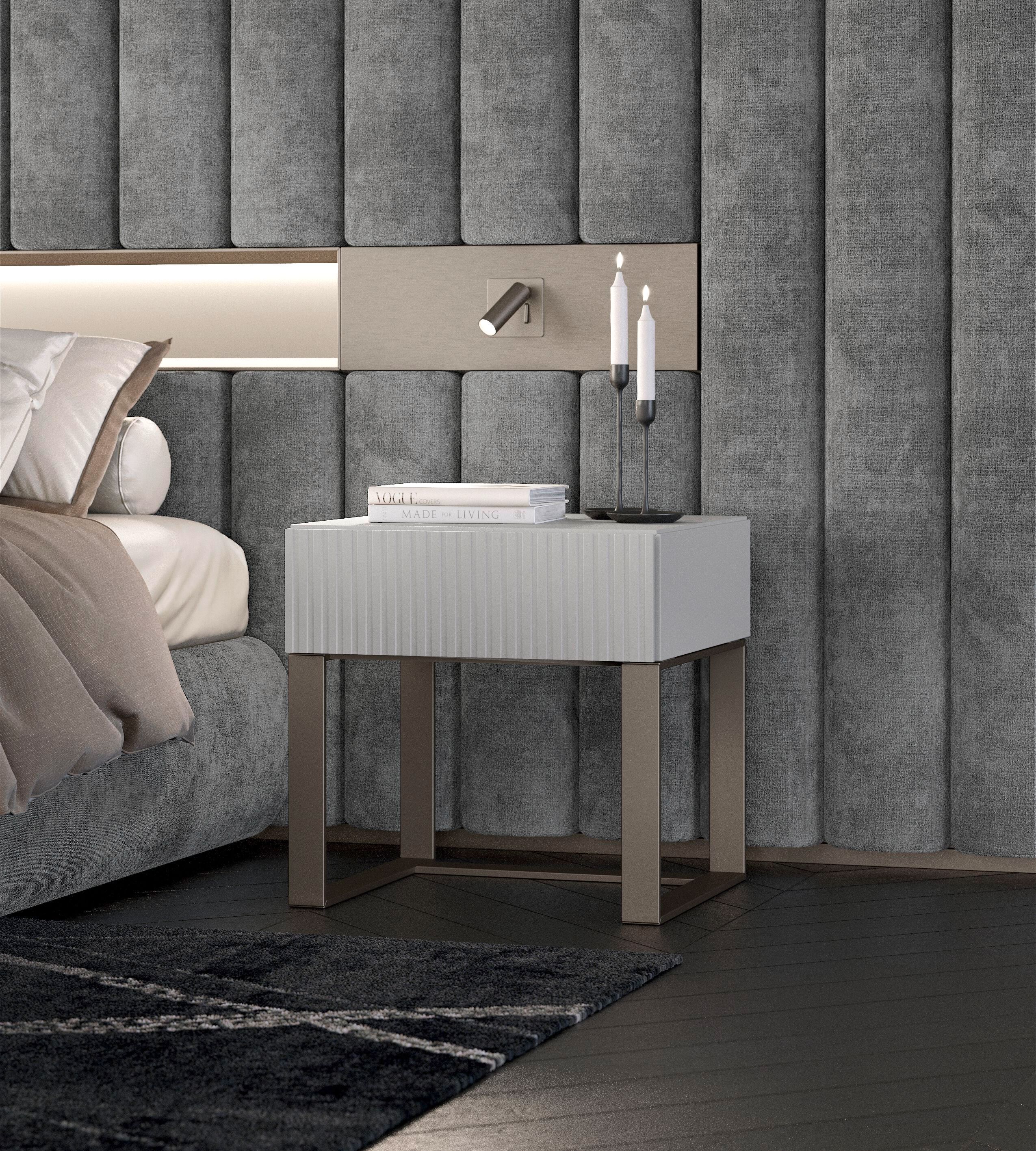 Деревянная прямоугольная тумбочка с ящиками Olivieri ARCH-00004760 - Вид №2