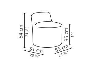 Ткань пуфик со спинкой Casamilano PETITE LEA ARCH-00056342 - Вид №3