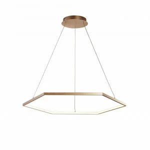 Подвесной светодиодный светильник Favourite Hexagon 2103-8P FAVOURITE ДИЗАЙНЕРСКИЕ, HEXAGON 200251 Золотой