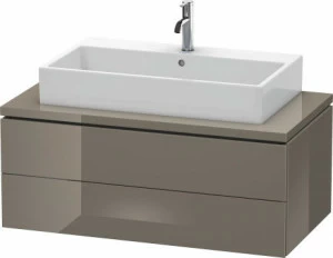 LC581908989 Тумбочка для консоли L-Cube #LC5819 1020 x 547 мм Фланелево-серый глянцевый лак