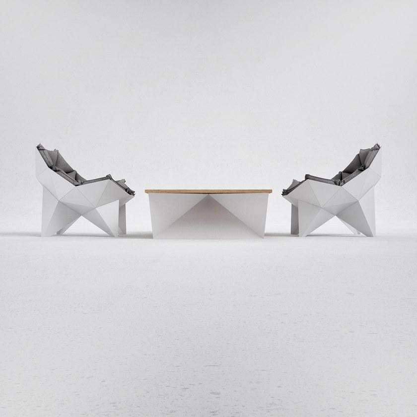 ODESD2 Прямоугольный журнальный столик из стали и дерева Q sun-id-1493069 - Вид №7